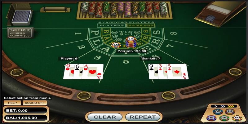 Luật rút bài của Player và Banker khác biệt