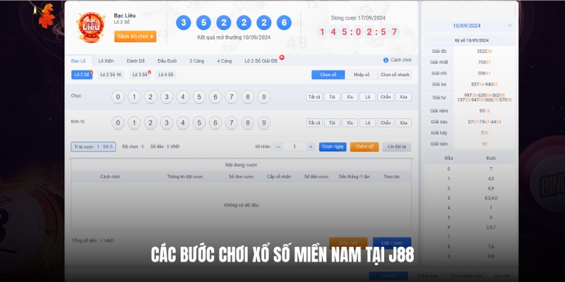 Bật mí quy trình chơi XSMN tại nhà cái J88