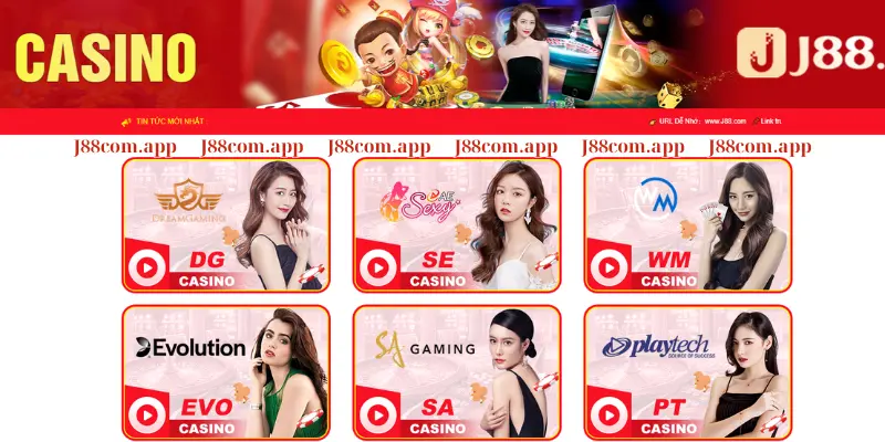 Casino J88 sở hữu dàn dealer chất lượng xinh đẹp